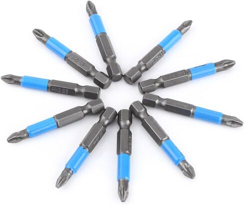 10Pcs/Set S2 50mm Hex Magnetic Electric Screwdriver Bits Power Tools in Saudi Arabia
