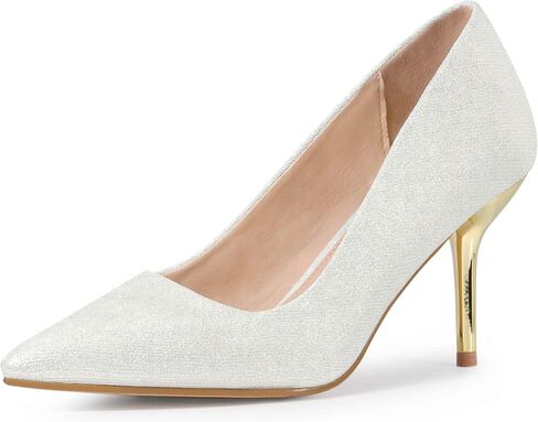 Perphy Pointy Toe Stiletto Heel Wedding Sparkly Heels Pumps for Women in Saudi Arabia