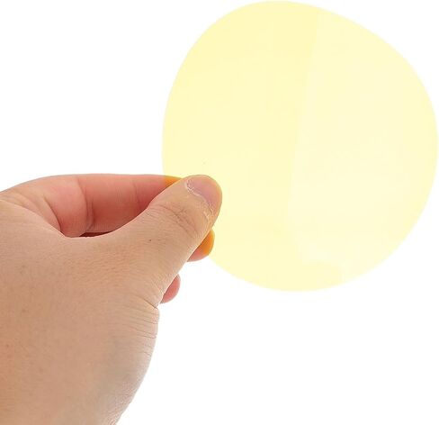 فيلم Alipis Light Diffuser Film: 5 قطع من أوراق تصحيح الضوء الدافئ ذاتية اللصق - مرشحات هلامية متغيرة اللون لمصابيح LED وديكور المنزل وإضاءة الحيوانات الأليفة in Kuwait