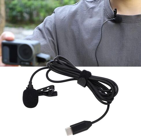 Windproof Action Camera Microphone and Action OA2 OA3 Microphone, Lavalier Microphone for Action Camera, Vlog and Interview Microphone in Saudi Arabia