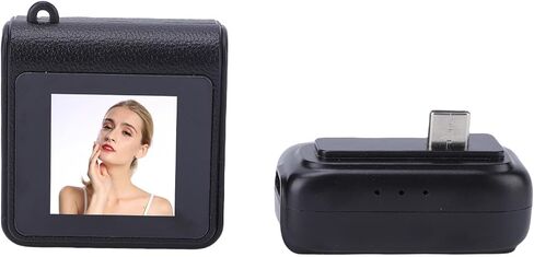 Zopsc Keychain Camera 1080P HD Auto Loop Recording, 1.3 Inch Color Screen Mini Camera with Flashlight and Charging Case for Travel, Sports, Cycling in Saudi Arabia