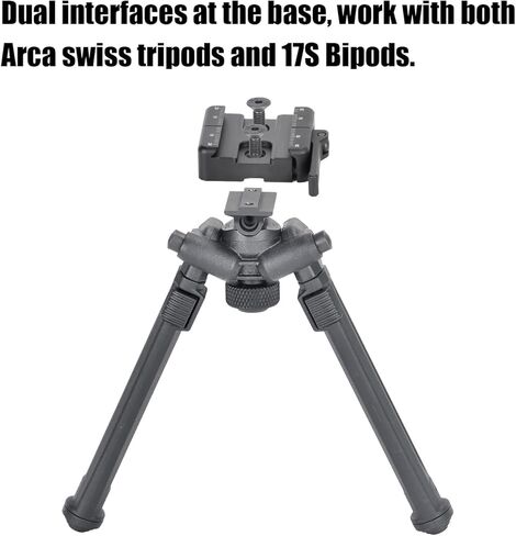 مشبك رافعة سويسرية من Arca مقاس 50 مم للحوامل الثلاثية وA.R.M.S 17S Bipods in Kuwait