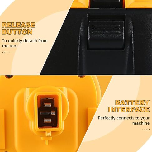 بديل DC9096 4.8Ah 18V لبطارية DeWalt المتوافقة مع بطارية Dewalt 18V DC9098 DE9098 DE9098 DW9096 DW9095 أدوات كهربائية لاسلكية in Kuwait