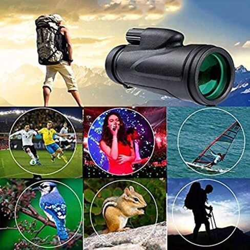 Portable Binoculars High Power Monocular Monocular Telescope 12X50 High Monocular with Smartphone Holder for Bird Watching Travelling Scenery Etc in Saudi Arabia