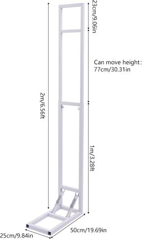 White Wedding Backdrop Stand, Adjustable Height Backdrop Stand , Wedding Flower Arches with Metal Arch Base, Folding Background Decoration for Outdoor Party, Reception, Wedding in Saudi Arabia