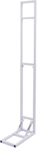 White Wedding Backdrop Stand, Adjustable Height Backdrop Stand , Wedding Flower Arches with Metal Arch Base, Folding Background Decoration for Outdoor Party, Reception, Wedding in Saudi Arabia