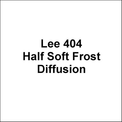 Lee 404 Half Soft Frost Diffusion Lighting Gel Wide Roll 60"x20ft in Kuwait
