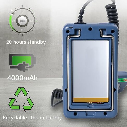 Fiber Optic Inspection Probe with 3.5" Display, Fiber Tester Kit for FC/SC/ST/LC Connections, High-Resolution Inspection Tool for Efficient Fiber Testing in Saudi Arabia