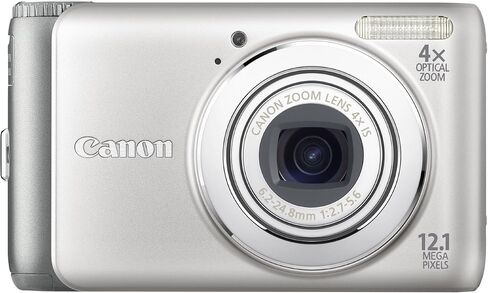 Canon PowerShot A3100IS 12.1 MP Digital Camera with 4x Optical Image Stabilized Zoom and 2.7-Inch LCD (Silver) in Saudi Arabia