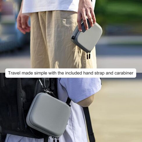 Gugxiom Small Carrying Case for Nano and Accessories, Hard Shell Protective Travel Case, Protective Storage Bag with Wrist Strap in Saudi Arabia