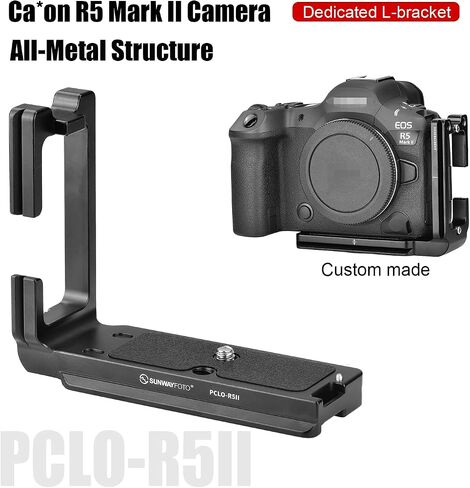 دعامة على شكل حرف L لـ Eos R5II Arca Swiss لوحة الإصدار السريع المتوافقة مع حامل ثلاثي القوائم وRobin RSC2/3/4 in Saudi Arabia