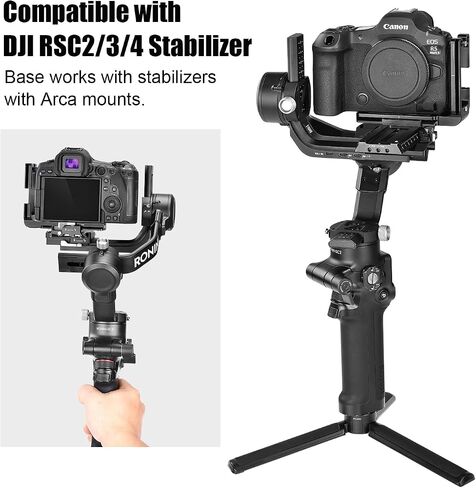 دعامة على شكل حرف L لـ Eos R5II Arca Swiss لوحة الإصدار السريع المتوافقة مع حامل ثلاثي القوائم وRobin RSC2/3/4 in Saudi Arabia
