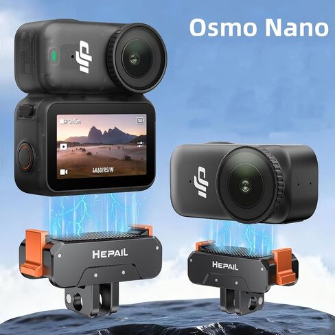Magnetic Quick Release Mount for DJI Osmo Nano, Extension Base Bracket with 1/4''Screws for DJI Osmo Nano Action Camera Accessories in Saudi Arabia