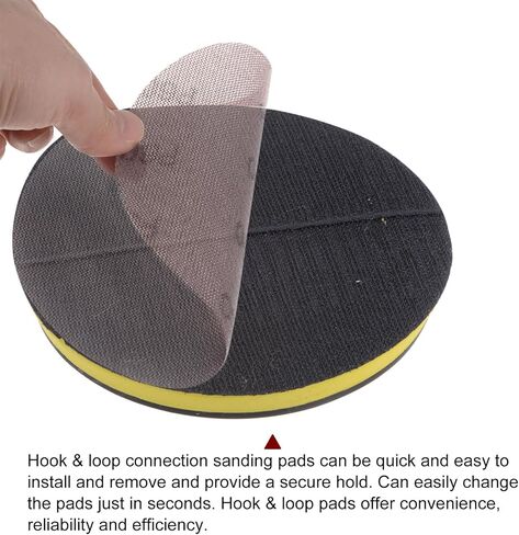 Generic 10pcs Mesh Sanding Discs 5 Inch Hook and Loop Sanding Net 80 Grits Dust Free Abrasive Pads for Car Wood Drywall Metal Polishing & Grinding in Saudi Arabia