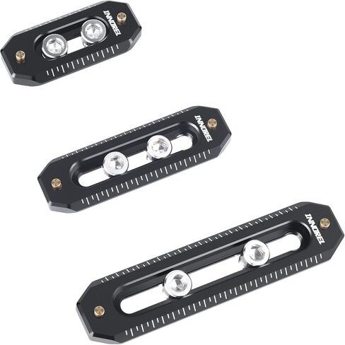 INNOREL 3 Packs Quick Release NATO Rail Set 45/65/85mm Long Lightweight NATO Rails with 1/4" Screws and Anti Drop Safety Pins for Camera Cage, Field Monitor Mount, NATO Clamp Top Handle Side Handle in Saudi Arabia