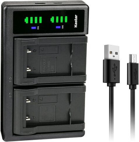 Kastar 4-Pack Battery and LTD2 USB Charger Compatible with Fujifilm NP45 NP-45A NP-45B NP-45S Fujifilm FinePix JX580 FinePix JX590 FinePix JX600 FinePix JX650 FinePix JX660 FinePix JX680 FinePix JX690 in Saudi Arabia