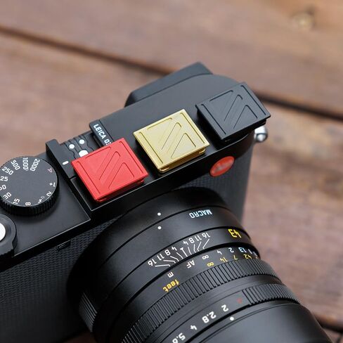 3PCS Upgraded Q3 43 Q2 Metal Hot Shoe Cover Protector Cap with Full-Coverage Design for Leica Q3 43 /Q3/Q2(Black+Red+Silver) in Saudi Arabia