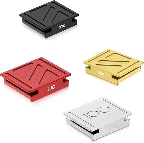 4PCS Upgraded Q3 43 Q2 Metal Hot Shoe Cover Protector Cap with Full-Coverage Design for Leica Q3 43 /Q3/Q2(Black+Red+Gold+Silver) in Saudi Arabia