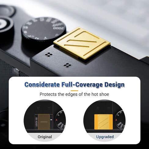 4PCS Upgraded Q3 43 Q2 Metal Hot Shoe Cover Protector Cap with Full-Coverage Design for Leica Q3 43 /Q3/Q2(Black+Red+Gold+Silver) in Saudi Arabia