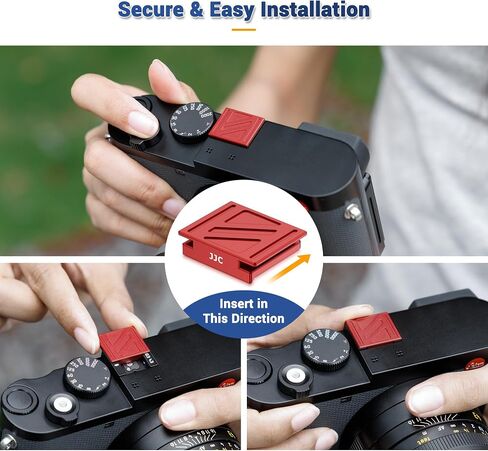4PCS Upgraded Q3 43 Q2 Metal Hot Shoe Cover Protector Cap with Full-Coverage Design for Leica Q3 43 /Q3/Q2(Black+Red+Gold+Silver) in Saudi Arabia