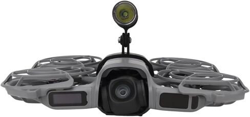 مصابيح البحث القوية + حامل الطائرة بدون طيار لـ DJI NEO 2، دعامة كشاف ضوء كشاف تدعم تركيب ضوء الطيران الليلي على الطائرة بدون طيار، لملحقات DJI NEO 2 in Kuwait