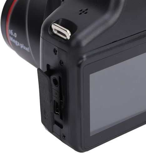 كاميرا رقمية للتصوير الفوتوغرافي، 2.4 بوصة TFT LCD 16MP 1080P HD 16X تكبير رقمي SLR كاميرا رقمية مع عدسة مقربة وفلاش كومابكت كاميرا تسجيل فيديو مضادة للاهتزاز للسفر in Saudi Arabia