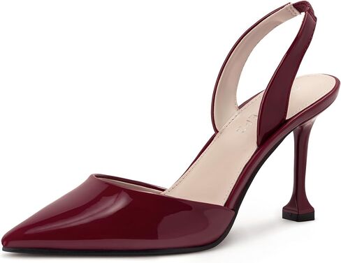 حذاء نسائي بكعب Slingback سهل الارتداء بمقدمة مغلقة in Kuwait