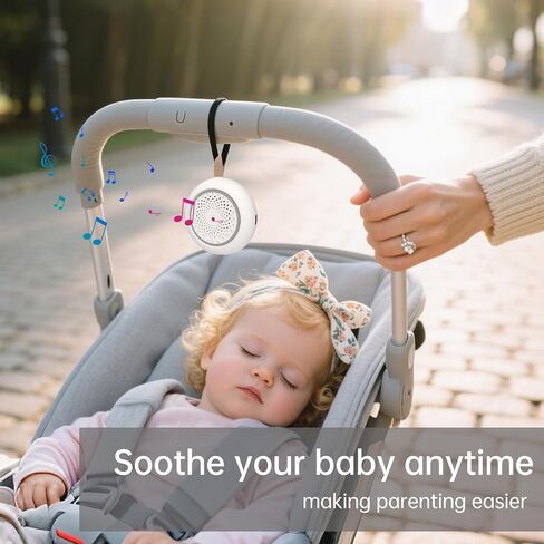 AMZSA White Noise Sound Machine for New Baby & Adults – 24 Sleep Sounds Including Rain, Green & Pink Noise, Portable Noise Canceling Sound with Timer, Night Light & Rechargeable, for Sleeping & Travel in Saudi Arabia