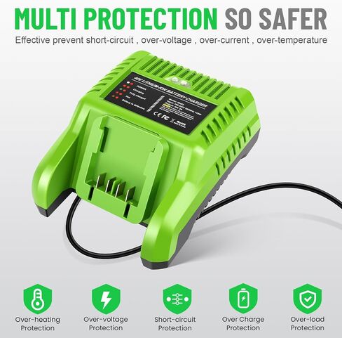 29472 40V 6.0Ah Battery Replacement for GreenWorks 40V Battery 29472 29462 29252 20202 22262 25312 25322 20642 22272 27062 21242 G-Max Cordless Power Tools (2 Packs) in Saudi Arabia