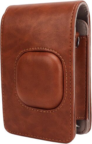 Acouto Protective Camera Fuji Liplay: Camera PU Leather Bag with Shoulder Strap, Closure - ElectronicsCamera & PhotoBags & CasesCamera Cases in Saudi Arabia