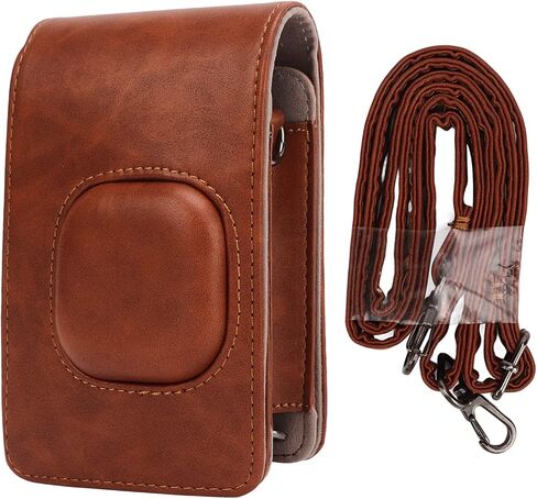 Acouto Protective Camera Fuji Liplay: Camera PU Leather Bag with Shoulder Strap, Closure - ElectronicsCamera & PhotoBags & CasesCamera Cases in Saudi Arabia
