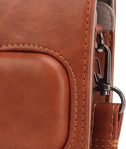 Acouto Protective Camera Fuji Liplay: Camera PU Leather Bag with Shoulder Strap, Closure - ElectronicsCamera & PhotoBags & CasesCamera Cases in Saudi Arabia