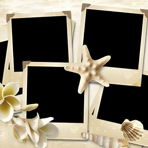 288 قطعة من زوايا الصور المتينة من الصنوبر والكتان، ملصقات زوايا الصور ذاتية اللصق، زوايا صور خالية من الأحماض لسجلات القصاصات/عشاق الأعمال اليدوية (بني) in Kuwait