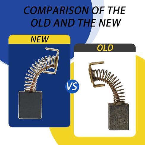 2025 ترقية جديدة من فرش الكربون الربيعية النحاسية النقية 5140033-19 متوافقة مع DeWalt DW745 DWE7480 DWE7490X DWE7491RS DWE7499GD (2 قطعة) in Kuwait