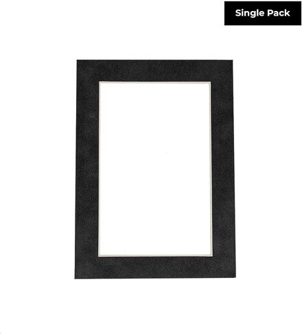 8.5x11 Mat for 5.5x8.5 Photo - Precut Textured White Picture Matboard for Frames Measuring 8.5 x 11 Inches - Bevel Cut Matte to Display Art Measuring 5.5 x 8.5 Inches - Acid Free Pack of TEN MATS in Saudi Arabia