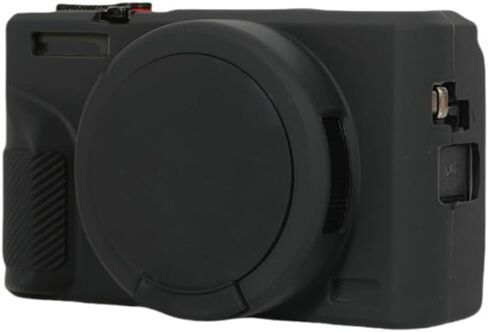 حافظة كاميرا لكاميرا Canon PowerShot G7X Mark III - غلاف واقي من السيليكون لكاميرات DSLR مع غطاء عدسة، قفص قابل للفصل، مقاوم للصدمات، مقاوم للغبار (أصفر) in Kuwait