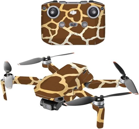 MightySkins Compatible with DJI Mini 2 Portable Drone - Pink Leopard | Protective, Durable, and Unique Vinyl Decal wrap Cover | Easy to Apply, Remove, and Change Styles | Made in The USA in Saudi Arabia