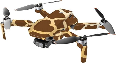 MightySkins Compatible with DJI Mini 2 Portable Drone - Pink Leopard | Protective, Durable, and Unique Vinyl Decal wrap Cover | Easy to Apply, Remove, and Change Styles | Made in The USA in Saudi Arabia