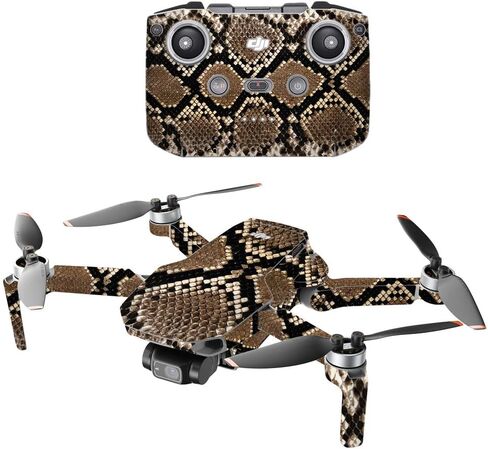 MightySkins Compatible with DJI Mini 2 Portable Drone - Pink Leopard | Protective, Durable, and Unique Vinyl Decal wrap Cover | Easy to Apply, Remove, and Change Styles | Made in The USA in Saudi Arabia