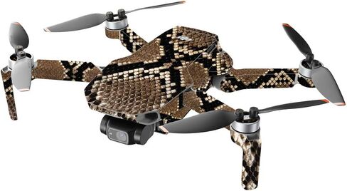 MightySkins Compatible with DJI Mini 2 Portable Drone - Pink Leopard | Protective, Durable, and Unique Vinyl Decal wrap Cover | Easy to Apply, Remove, and Change Styles | Made in The USA in Saudi Arabia