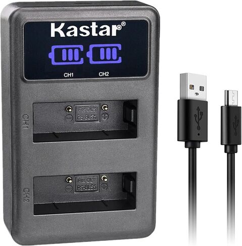 بطارية Kastar BLS-50 وشاحن USB LED2 متوافق مع قلم أوليمبوس E-P1، E-P2، E-P3، E-P7، E-PL1، E-PL1s، E-PL2، E-PL3، E-PL5، E-PL6، E-PL7، E-PL8، E-PL10 كاميرا بدون مرآة in Saudi Arabia