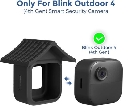Silicone Case for Blink Outdoor 4 (4th Gen) - Full Camera Protection Cover with Brim, Weatherproof & Dustproof Skin, Easy Access to Ports (Blink 3gen Cover mount-1pcs) in Saudi Arabia