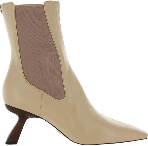 حذاء Sam Edelman Sammie مصنوع من الجلد باللون الأخضر ومقدمة مدببة وكعب ملفوف يسحب على الكاحل in Saudi Arabia