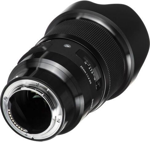 عدسة سيجما الفنية 20 مم f/1.4 DG HSM Art (412965) لمجموعة Sony E Mount Bundle مثالية للصور الشخصية الاحترافية وحفلات الزفاف والمغامرات الداخلية والخارجية والحياة البرية والسفر والعطلات بالإضافة إلى الملحقات in Kuwait
