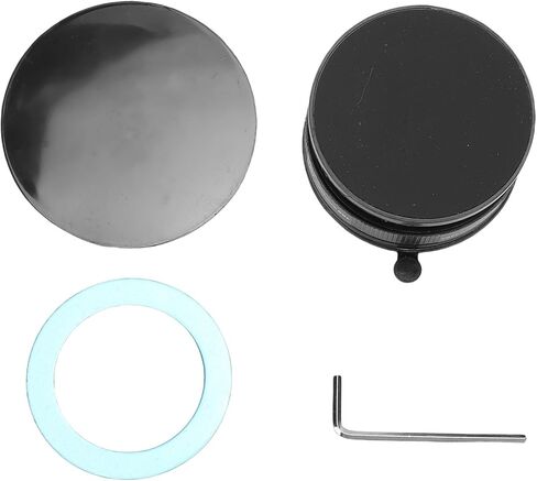 Yunseity Vacuum Magnetic Phone Holder, Foldable and Retractable Suction Cup Phone Mount, Multiangle Adjustment, Secure Magnetic Hold, for All Smartphones. in Saudi Arabia