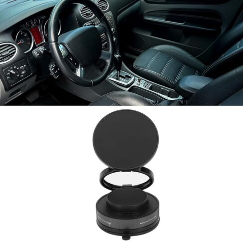Yunseity Vacuum Magnetic Phone Holder, Foldable and Retractable Suction Cup Phone Mount, Multiangle Adjustment, Secure Magnetic Hold, for All Smartphones. in Saudi Arabia