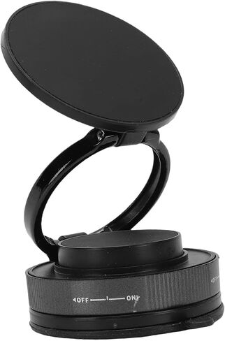 Yunseity Vacuum Magnetic Phone Holder, Foldable and Retractable Suction Cup Phone Mount, Multiangle Adjustment, Secure Magnetic Hold, for All Smartphones. in Saudi Arabia