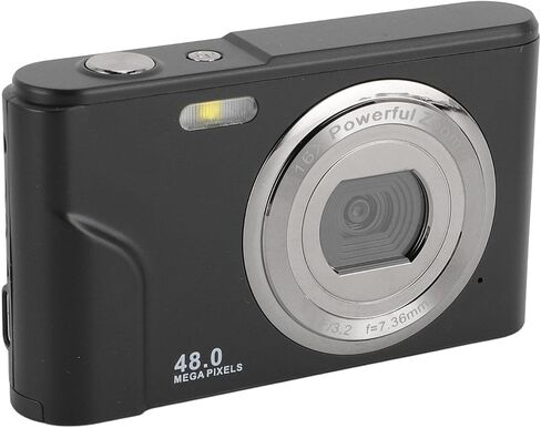 1080P Portable Digital Camera 48MP 2.4 Inch Anti Shake Compact Point and Shoot Camera with 16X Digital Zoom, Versatile Display, Ideal for Kids and Adults, Easy to Use in Saudi Arabia