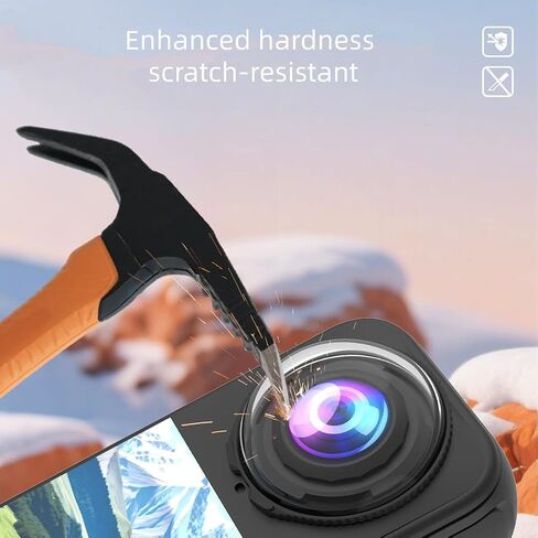 Lens Guard Protector for Insta360 X4 Air, Lens Cap Case Anti-Scratch 10H Optical Tempered Glass Protective Mirror Goggle Removable Anti-Fog Camera Cap for X4 Air Accessories in Saudi Arabia