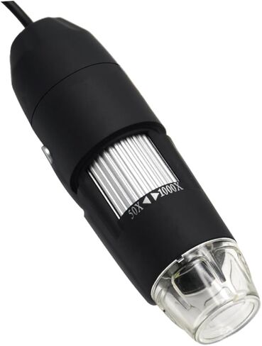 مجهر رقمي USB مع تكبير عالي الدقة وأضواء LED مجهر USB محمول للطلاب وهواة الجمع in Kuwait